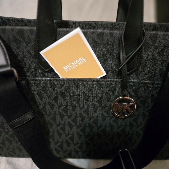 Michael Kors Black Signature Tote - Picture 4 of 7